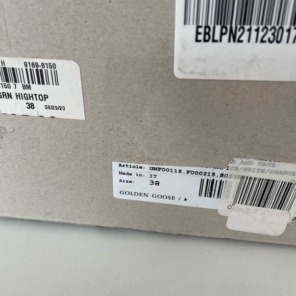 Golden Goose Women's Francy Sequined High Top Sneakers (size 38) - Picture 5 of 14